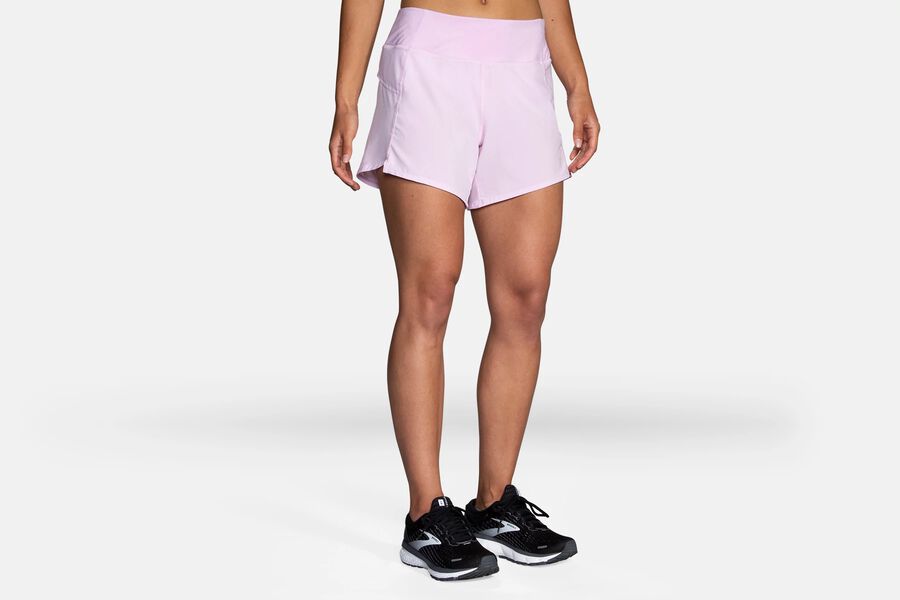 Womens Brooks Chaser 5" Bottoms Orchid Haze | 378045-RDP